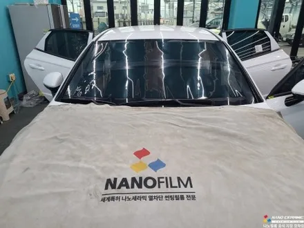 진천 자동차유리 열차단썬팅 쏘나타 깨끗한 시인성과 뛰어난 자외선차단 나노필름 NF5 시공