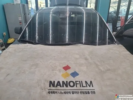 진천 썬팅 잘하는데 아이오닉5 신차 검수 패키지 나노필름 NF5 썬팅 아이로드 NX1000 블랙박스 설치까지