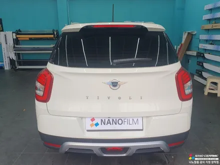 진천썬팅전문업체 티볼리 에어 나노필름 NF4 재시공