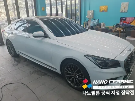 청주차썬팅 제네시스 G80 이지스BR 나노필름 재시공은 진천격차에서