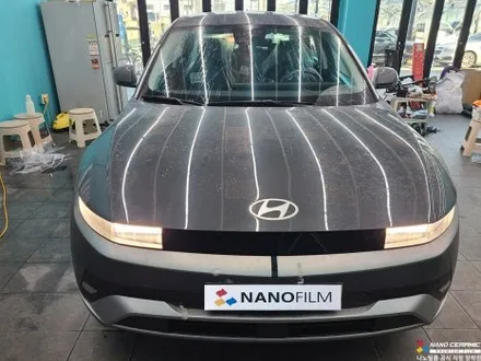 진천 썬팅 잘하는데 아이오닉5 신차 검수 패키지 나노필름 NF5 썬팅 아이로드 NX1000 블랙박스 설치까지