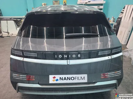 진천 썬팅 잘하는데 아이오닉5 신차 검수 패키지 나노필름 NF5 썬팅 아이로드 NX1000 블랙박스 설치까지