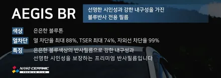진천썬팅 벤츠 e클래스 나노필름 이지스BR 시공결과