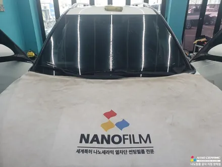 진천썬팅전문업체 티볼리 에어 나노필름 NF4 재시공