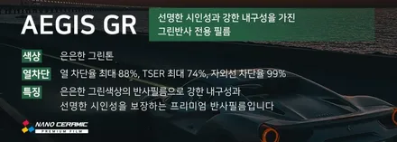 진천 썬팅 아이오닉6 이지스GR 청량한 분위기로 시공