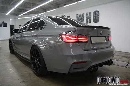 F80 M3 신형이 부럽다면 핫한 공구리색으로 느낌있게~ BMW 랩핑 / 금천구 시흥1동