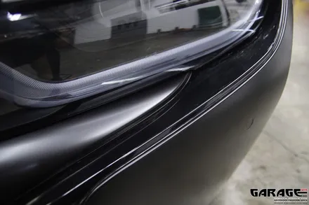 [랩핑-게라지후] BMW i8 사틴 블랙 전체 랩핑 / 금천구 시흥1동