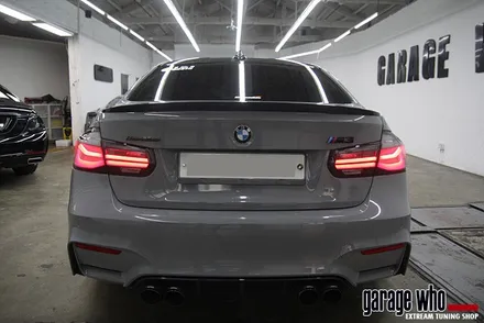 F80 M3 신형이 부럽다면 핫한 공구리색으로 느낌있게~ BMW 랩핑 / 금천구 시흥1동