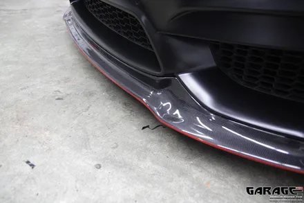 [랩핑/파츠-게라지후] 더욱 강렬한 모습으로 다시 태어나다 - BMW F82 M4 사틴 블랙 전체 랩핑 및 프론트 립 장착 / 금천구 시흥1동