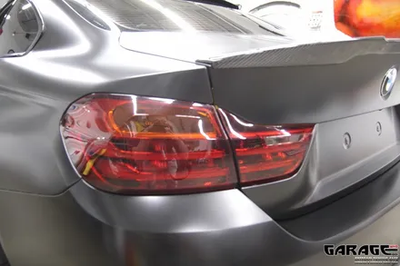 [랩핑/파츠-게라지후] 더욱 강렬한 모습으로 다시 태어나다 - BMW F82 M4 사틴 블랙 전체 랩핑 및 프론트 립 장착 / 금천구 시흥1동