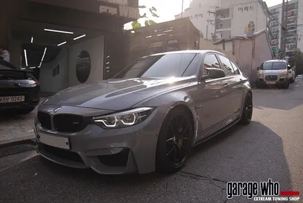 F80 M3 신형이 부럽다면 핫한 공구리색으로 느낌있게~ BMW 랩핑 / 금천구 시흥1동