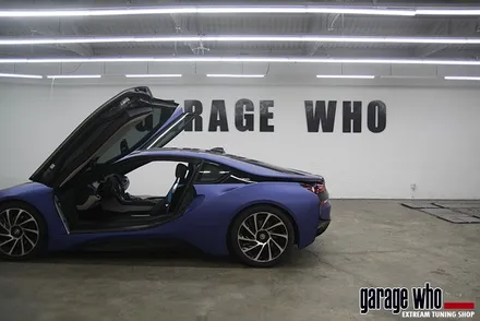 BMW i8 전체랩핑 어디까지 해봤니?! 무광 시아이트 블루 !! / 금천구 시흥1동