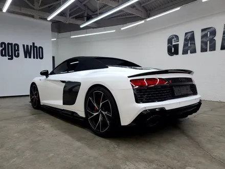 아우디 R8 스파이더 사틴화이트 전체랩핑입니다. / 금천구 시흥1동
