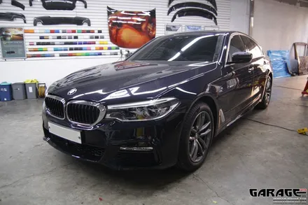 [랩핑/PPF-게라지후] 포인트 랩핑으로 나만의 개성을 연출하다 - BMW G30 5시리즈 그릴/미러 부분 랩핑 및 라이트 PPF / 금천구 시흥1동