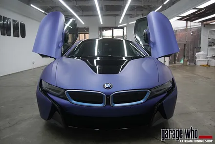 BMW i8 전체랩핑 어디까지 해봤니?! 무광 시아이트 블루 !! / 금천구 시흥1동