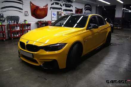 [랩핑-게라지후] BMW F80 M3 썬플라워 전체 랩핑 / 금천구 시흥1동