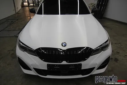 BMW 320d 전체랩핑 화이트도 다같은 색이 아니지! / 금천구 시흥1동
