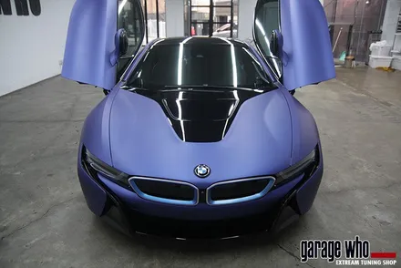 BMW i8 전체랩핑 어디까지 해봤니?! 무광 시아이트 블루 !! / 금천구 시흥1동