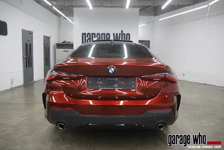 BMW 신형 4시리즈 고광택 랩핑지로 M8느낌 물씬!! / 금천구 시흥1동