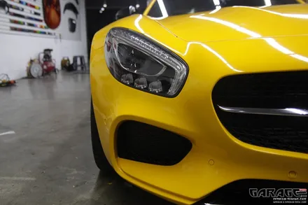 [랩핑-게라지후] 옵션 컬러 변경을 합리적인 가격으로 - 벤츠 AMG-GT 썬플라워 옐로우 전체 랩핑 / 금천구 시흥1동