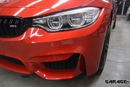 [랩핑-게라지후] 섹시한 스포츠카의 모습으로 변모하다 - BMW M4 컨버터블 전체 랩핑 / 금천구 시흥1동