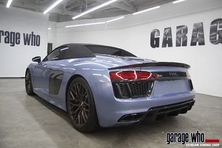 아우디 R8 스파이더 전체랩핑 날씨에 맞게 기분전환 해보세요~! / 금천구 시흥1동
