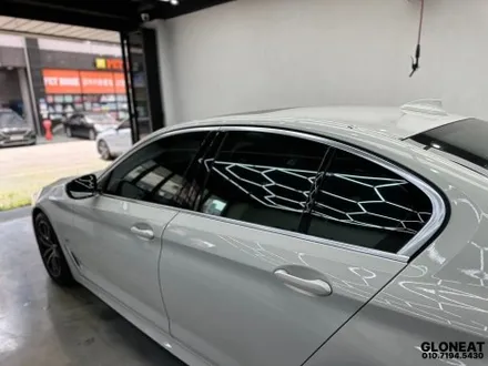 인천 BMW 5시리즈 윈도우몰딩 크롬죽이기 시공 / 인천 서구 청라동