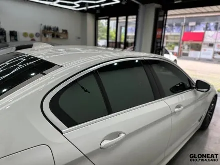 인천 BMW 5시리즈 윈도우몰딩 크롬죽이기 시공 / 인천 서구 청라동