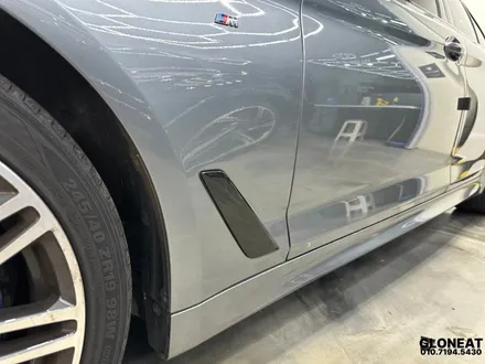 청라 BMW5시리즈 고광택블랙랩핑 크롬죽이기시공 / 인천 서구 청라동