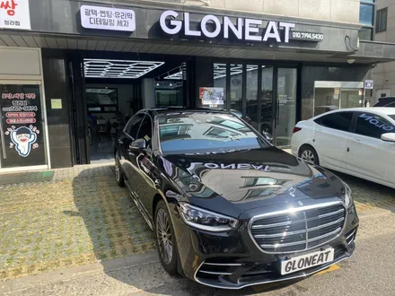 벤츠 S400D 차량에 어울리는 반사틴팅 글라스틴트 레이니블루 / 인천 서구