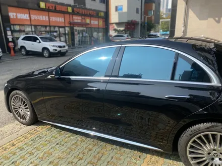 벤츠 S400D 차량에 어울리는 반사틴팅 글라스틴트 레이니블루 / 인천 서구