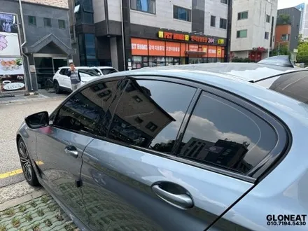 청라 BMW5시리즈 고광택블랙랩핑 크롬죽이기시공 / 인천 서구 청라동