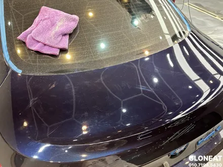 저렴한 광택 작업으로 인한 망가진 도장면 마지막으로 제대로 유리막코팅까지 청라 글로닛 / 인천 서구