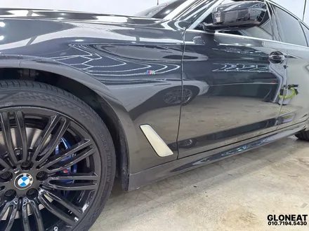 BMW 5시리즈 윈도우몰딩 크롬죽이기 시공 / 인천 서구 청라동