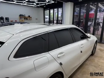 BMW 3시리즈 썬팅시공 / 블랙박스 보조배터리 장착시공 / 인천 서구 청라동