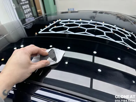 저렴한 광택 작업으로 인한 망가진 도장면 마지막으로 제대로 유리막코팅까지 청라 글로닛 / 인천 서구