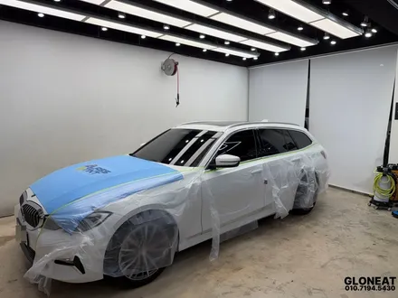 BMW 3시리즈 썬팅시공 / 블랙박스 보조배터리 장착시공 / 인천 서구 청라동