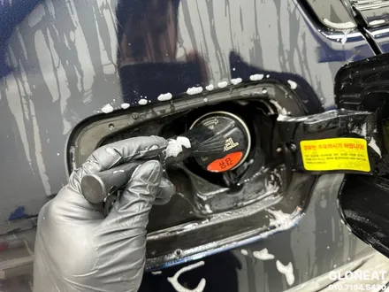 저렴한 광택 작업으로 인한 망가진 도장면 마지막으로 제대로 유리막코팅까지 청라 글로닛 / 인천 서구