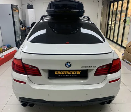 3M2080 사틴블랙으로 시공한 BMW 5시리즈 전체랩핑 시공기 / 인천시 계양구