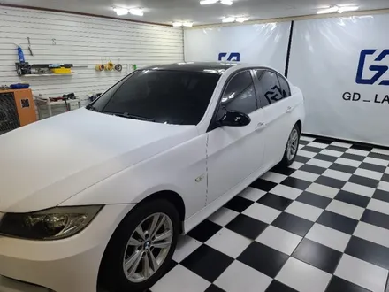 bmw e90 320i 전체랩핑 매트화이트 matte white / 고양시 일산서구 가좌동