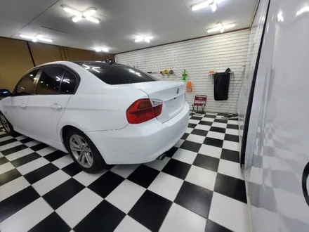 bmw e90 320i 전체랩핑 매트화이트 matte white / 고양시 일산서구 가좌동