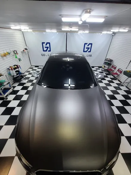 아우디 3.0 TDI  사틴다크그레이 전체랩핑 / 고양시 일산서구 가좌동