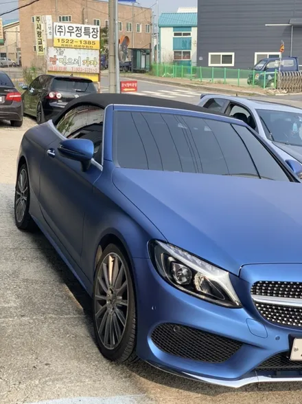벤츠씨클래스 c클래스카브리올레 전체랩핑 / 고양시 일산서구 가좌동