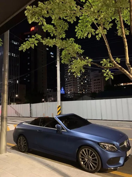 벤츠씨클래스 c클래스카브리올레 전체랩핑 / 고양시 일산서구 가좌동