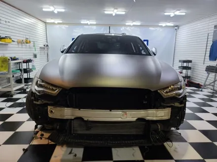 아우디 3.0 TDI  사틴다크그레이 전체랩핑 / 고양시 일산서구 가좌동