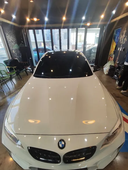 경주랩핑) bmw m4  부분시공 / 경주시 성동동