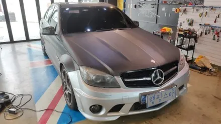 경주랩핑스타)벤츠 c63amg 랩핑제거 / 경주시 성동동