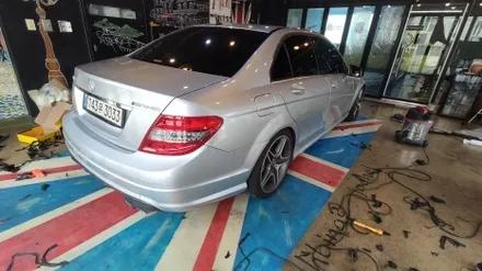 경주랩핑스타)벤츠 c63amg 랩핑제거 / 경주시 성동동