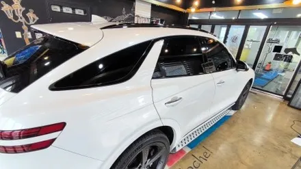 랩핑스타)gv70 창틀크롬 죽이기 / 경주시 성동동