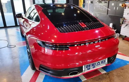 경주랩핑스타)포르쉐 911 범퍼 앞뒤 ppf / 경주시 성동동